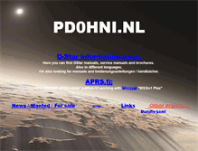 Tablet Screenshot of pd0hni.nl